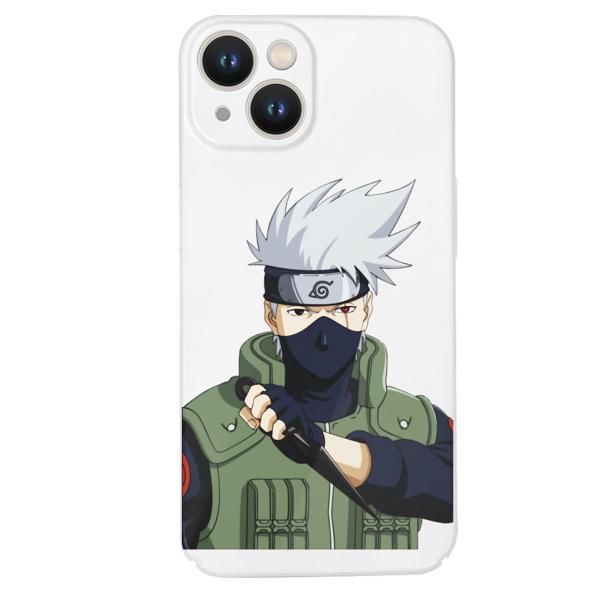 （画像用） NARUTO -ナルト- はたけ カカシ Hatake Kakashi 【iPhone 14シリーズ対応】ハードケース